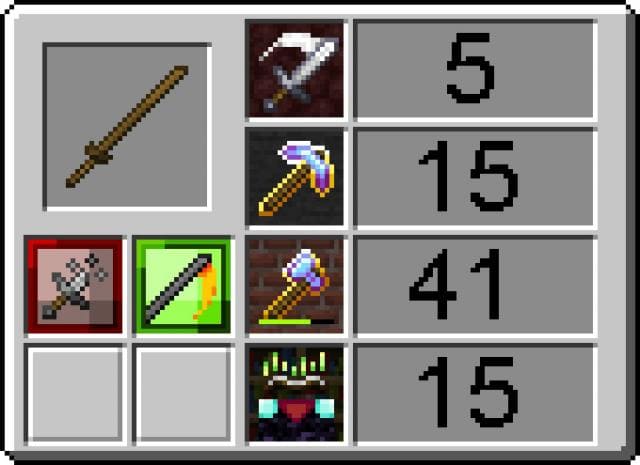 Улучшенная деревянная катана