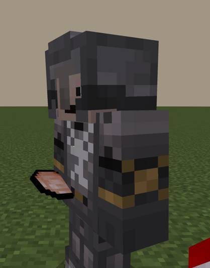 Моб с мясом в руке