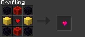 Крафт сжатого сердца в режиме кражи жизни