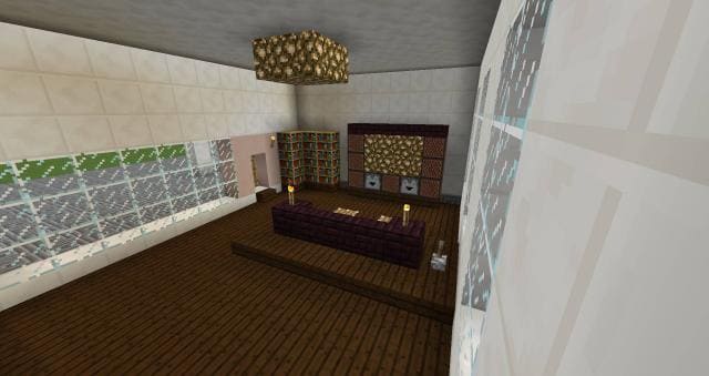 Как смотрится белый домик изнутри