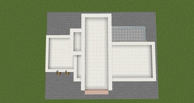 Как смотрится белый домик сверху