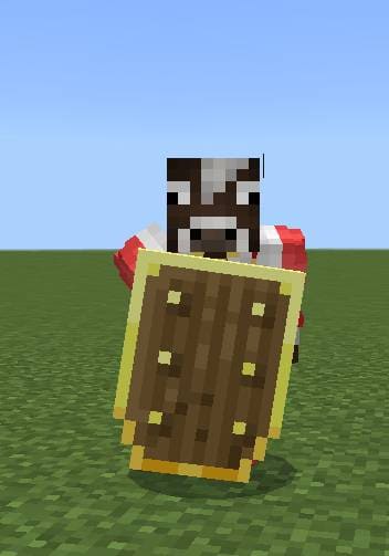 Золотой классический щит