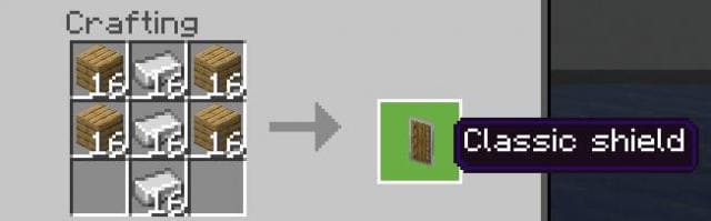 Классический щит крафт
