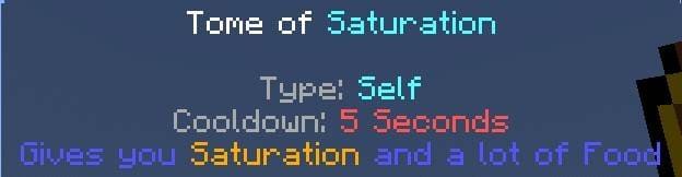 Том насыщения свойства