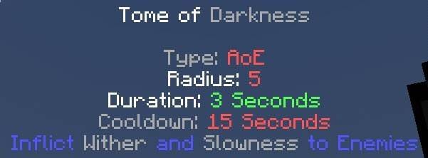 Том темноты свойства