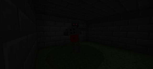 Терминатор со светящимися глазами