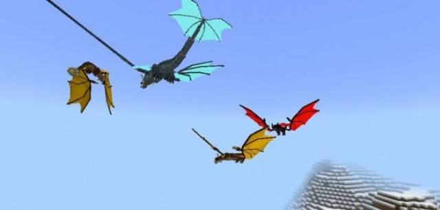 Виверны в полете