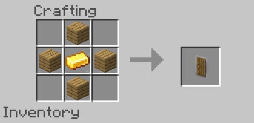 Золотой круглый щит крафт