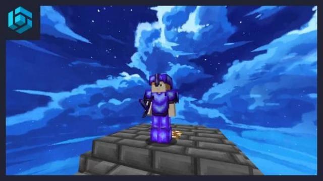 Синяя броня на персонаже