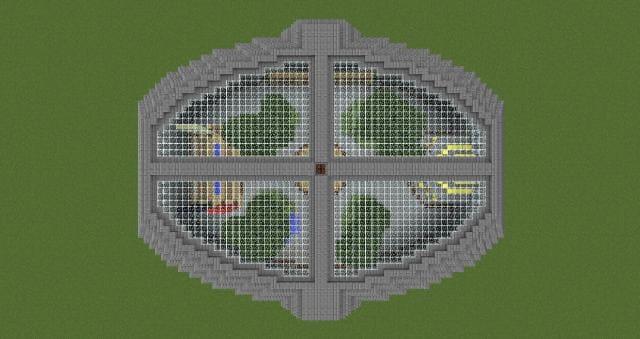 Как выглядит замок сверху