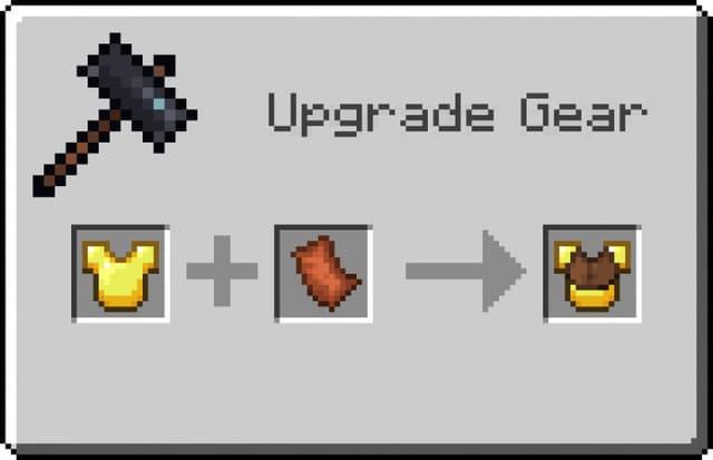 Золотой кожаный нагрудник