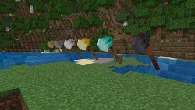 Топоры из разных материалов