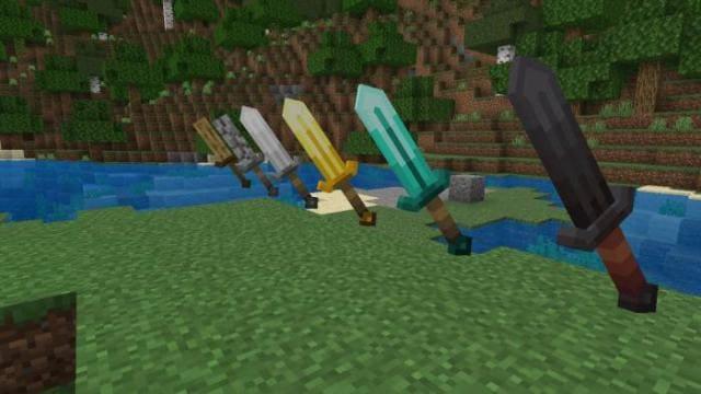 Мечи из разных материалов