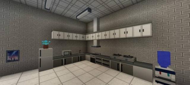 Пример оформления современной кухонной гарнитуры в доме