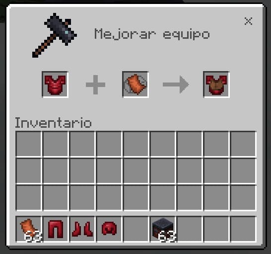 Улучшение нагрудника из смертельного незерита