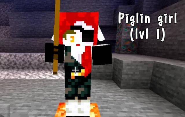 Пиглин-девочка