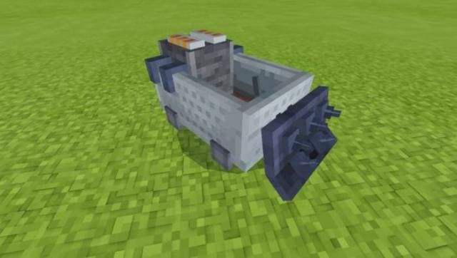 Вагонетка с лопатой-шипом