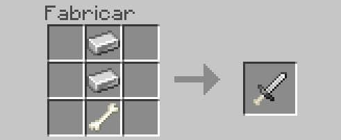 Костяной железный меч