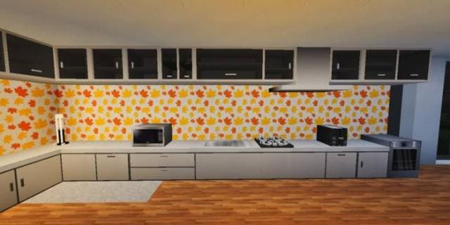 Пример украшения кухни