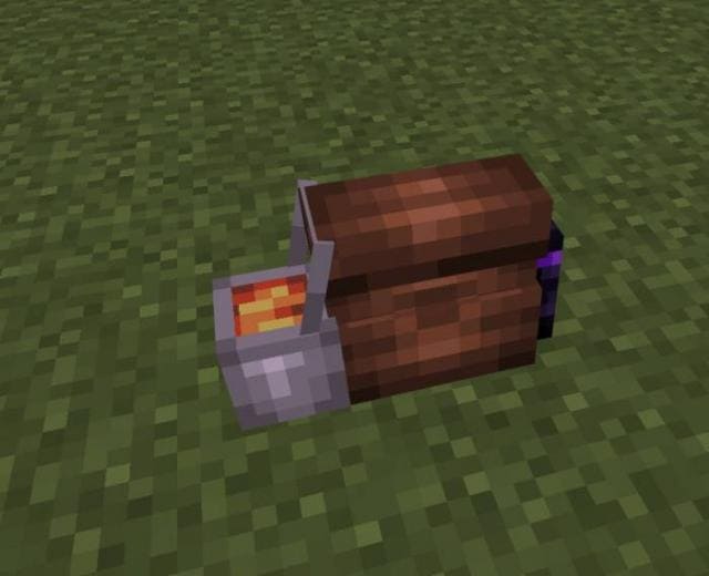 Ведро с лавой в рюкзаке