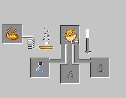 Получение предмета для подводного дыхания