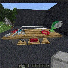 Взаимодействие гладким камнем по верстаку для транспорта