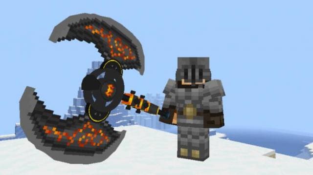 Гигантский топор в руке