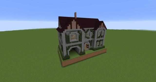 Красивый особняк вид спереди