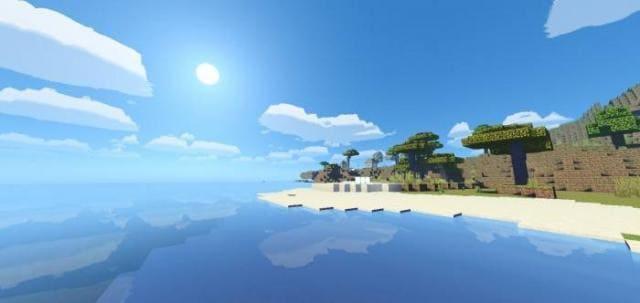 Небо сливается с горизонтом