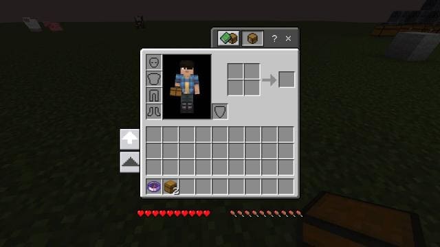 Окно инвентаря персонажа