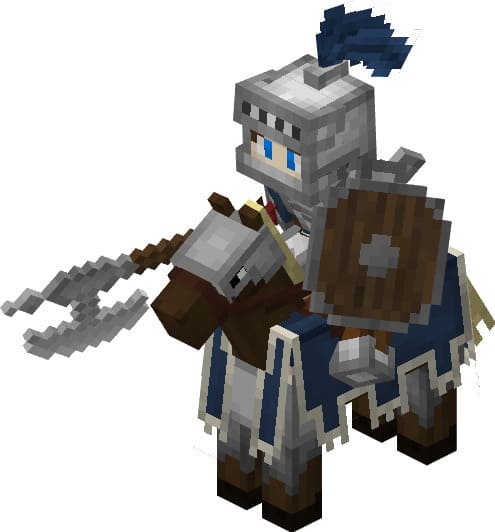 Королевский гвардеец на коне