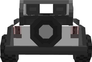 Вид джипа сзади