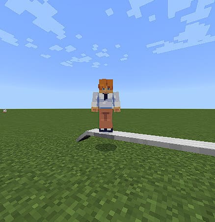 Игрок на платформе