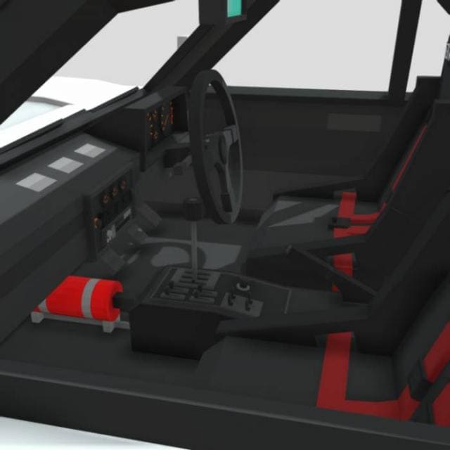 Феррари 288 GTO изнутри