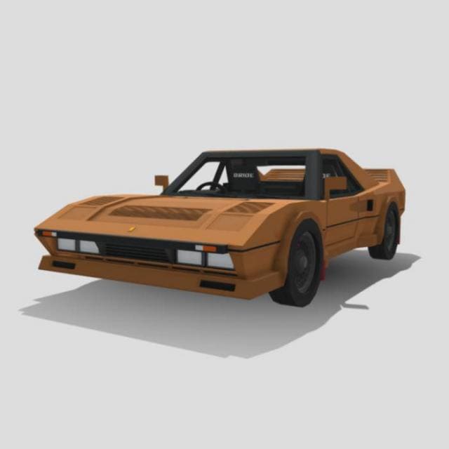 Коричневый Феррари 288 GTO