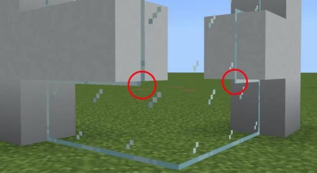 Ошибка стеклянных блоков