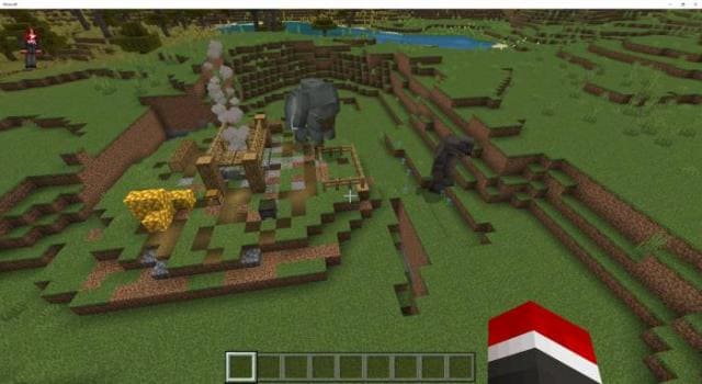 Тролль атакует деревню