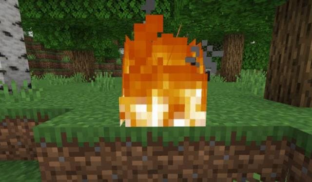 Поджигание травы