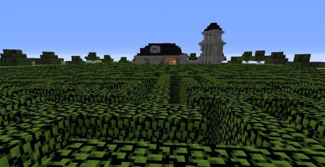 Зеленый лабиринт внутри