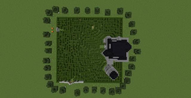 Зеленый лабиринт сверху 2