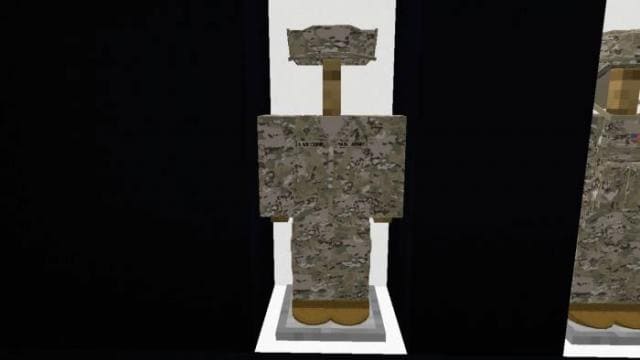 Военная форма США на стенде