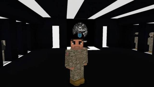 Военная форма США с кепкой на игроке