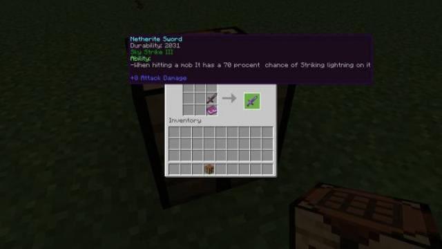 Зачарованный алмазный меч