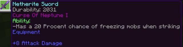 Зачаровывание Проклятие Нептуна