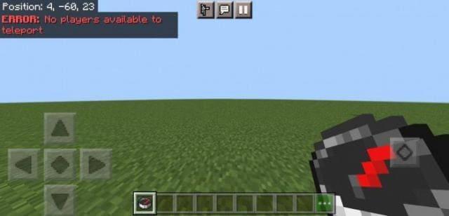 Ошибка при попытке телепорта