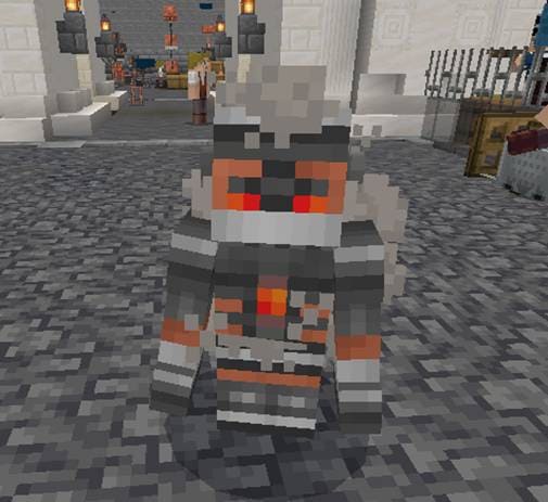 Маленький паровой робот