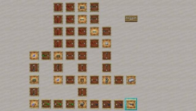 Рецепты в верстаке для оружия