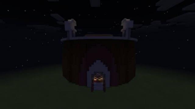 Большая арена в темноте