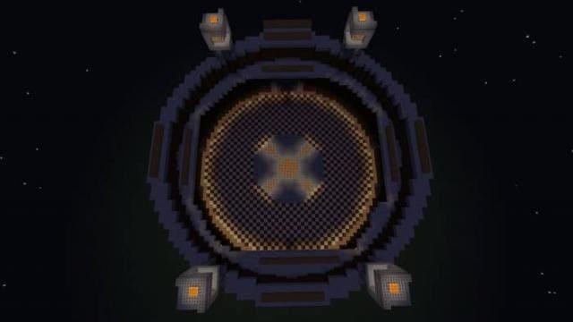 Гигантская арена сверху