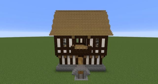 Старый дом вид спереди 2